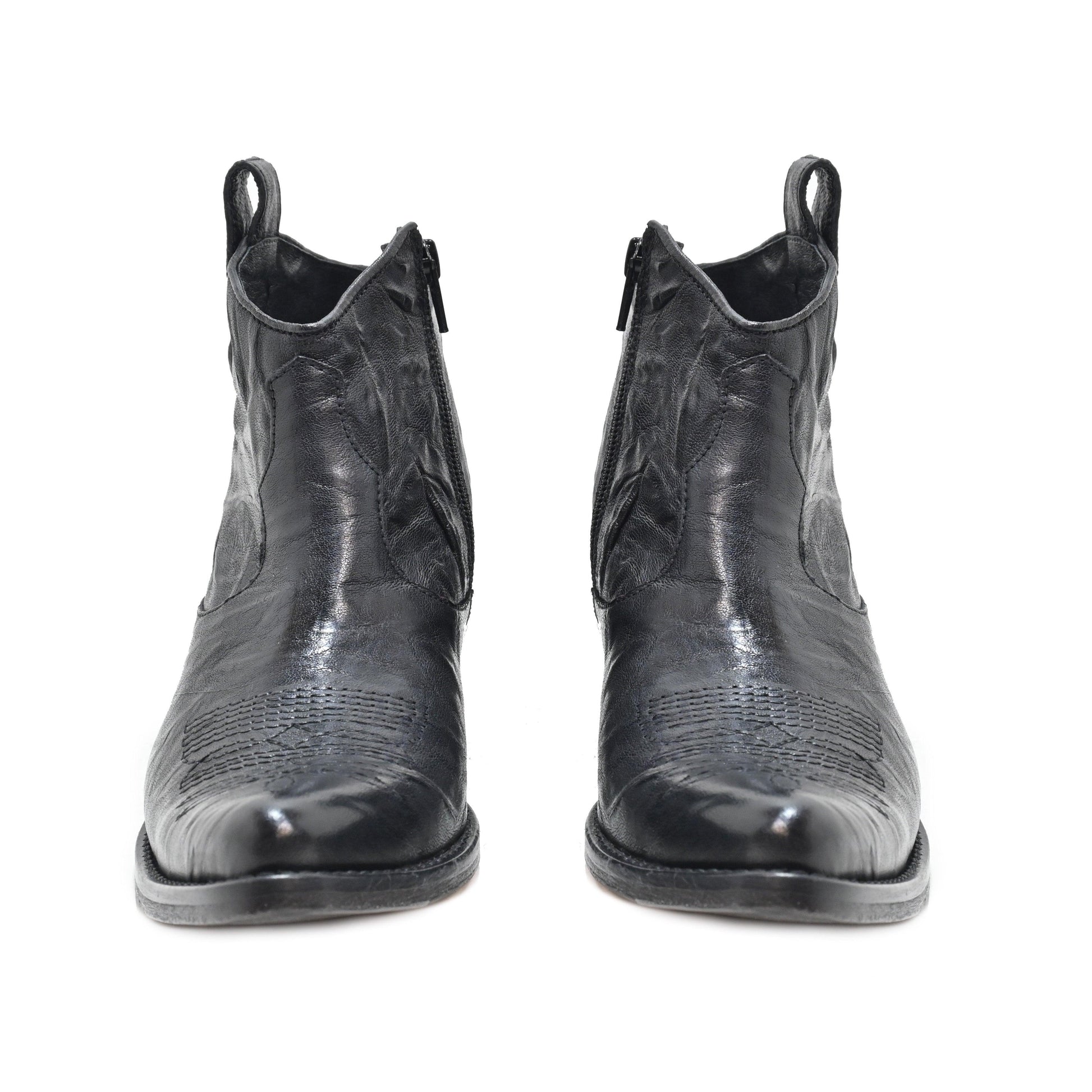 K2/01 - TEXAS ANKLE BOOT - leather BLACK - History541