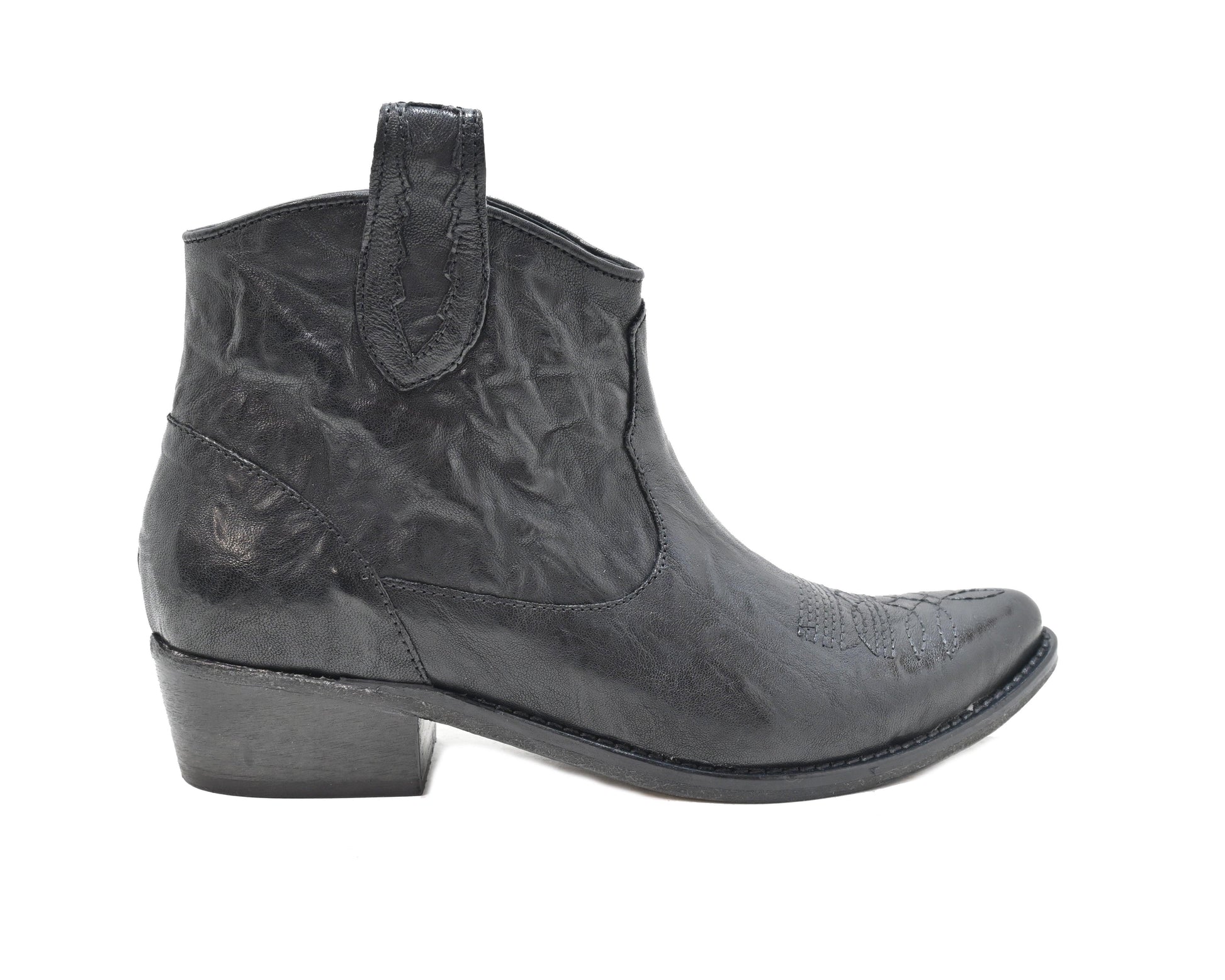 K2/01 - TEXAS ANKLE BOOT - leather BLACK - History541